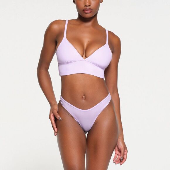 Skims Fits Everybody Triangle Longline Bra Lily Size Small